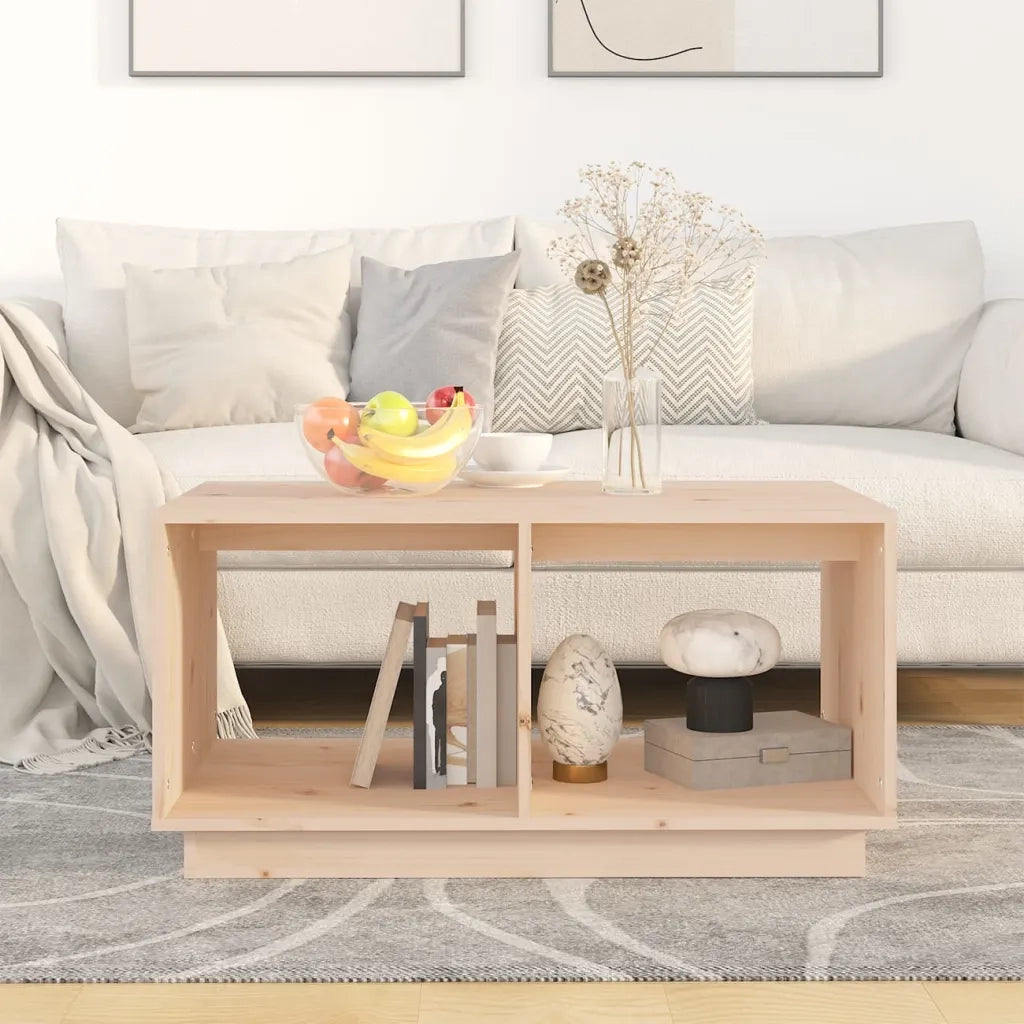 Tavolino da salotto | Tavolino da caff¨¨ | Tavolino da Soggiorno 80x50x40 cm Legno Massello di Pino