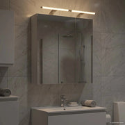 Mobiletto per specchio da bagno Bianco 60 x 14,5 x 70 cm