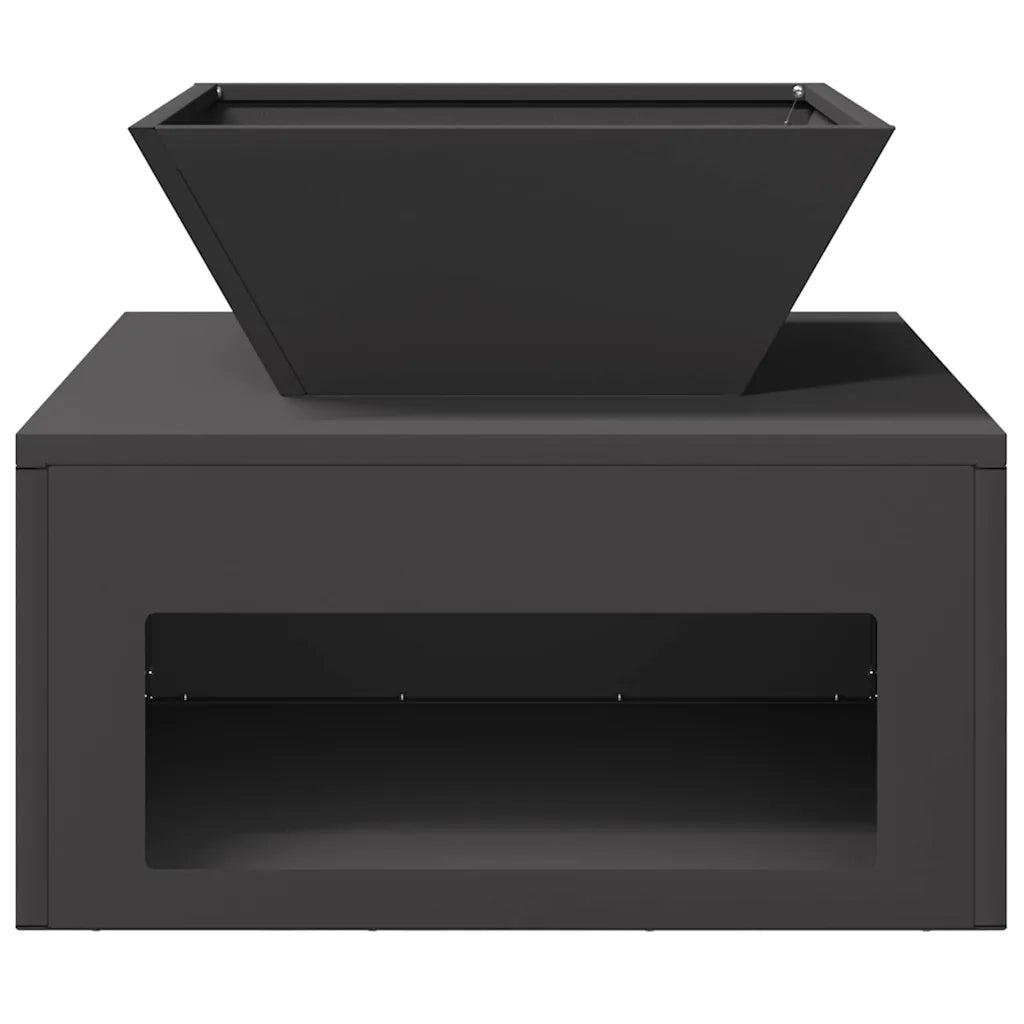 Focolare Nero 50 x 50 x 40 cm Acciaio 874583