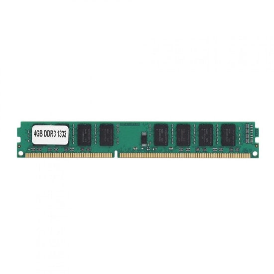 Memoria RAM DDR3 4 GB - 1333 MHz Alta Frequenza - Alta Velocità di Trasferimento - PC3-10600 - Adatto per computer da scrivania - 240 PIN 1,5 V - Modulo di Memoria