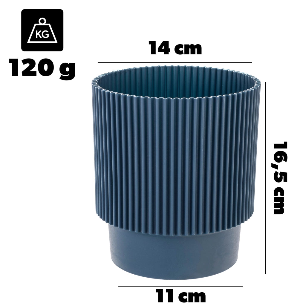 Vaso da fiori KADAX da 13 cm in plastica, per piante di melograno