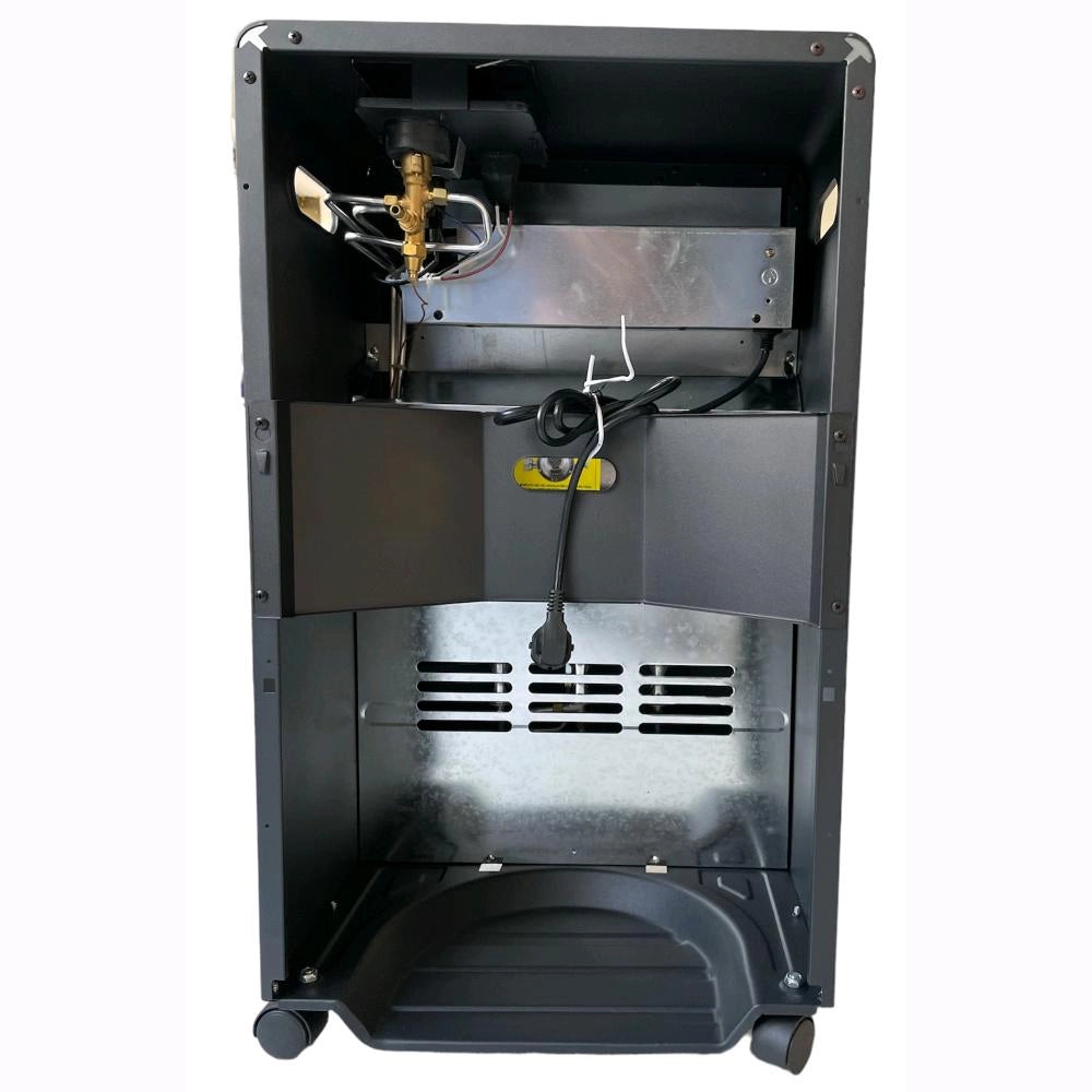 Stufa a Gas Infrarossi Ventilata fino a 4,1 Kw Antiribaltamento + Regolatore GAS