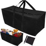 Tas di stivaggio impermeabile per cuscini per mobili da giardino - Contenitore per cuscini per grandi divani con chiusura a zip (173 x 76 x 51 cm)