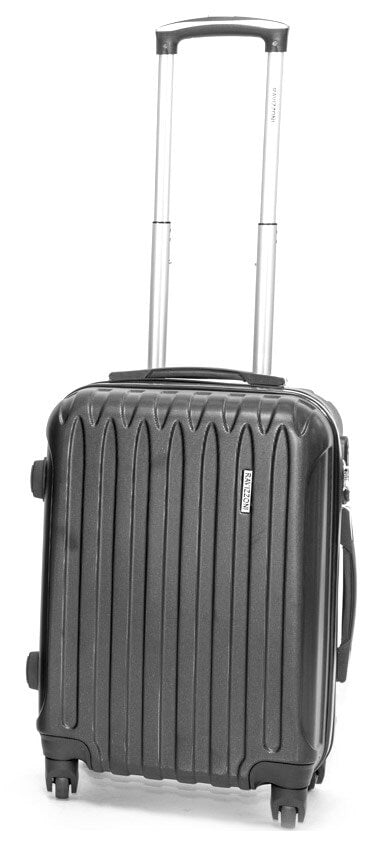 Set 3 Valigie Trolley Rigide in ABS 4 Ruote TSA Ravizzoni Dubai Nere