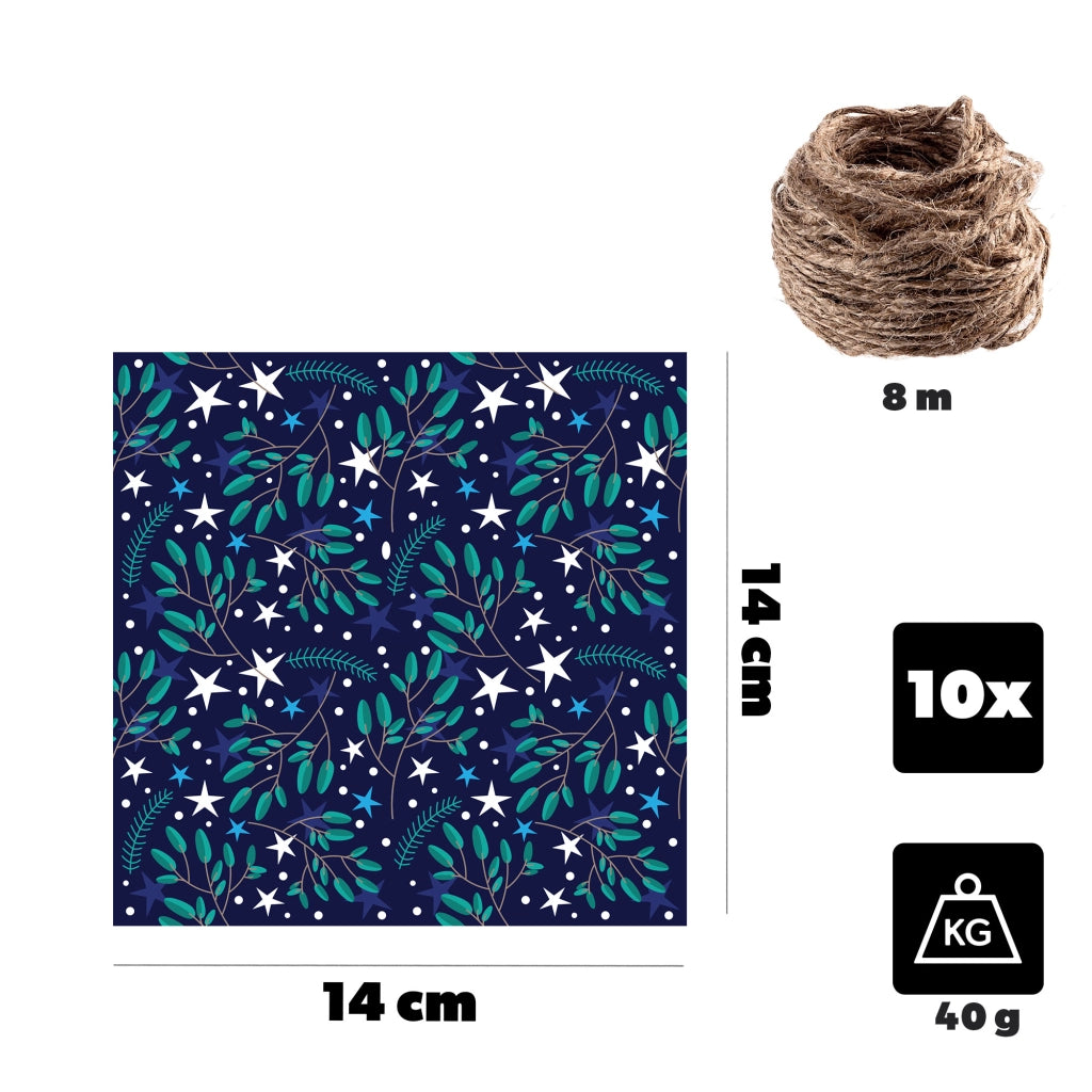 Tappi KADAX per barattoli, conserve, bottiglie, tovaglioli + spago di iuta x10