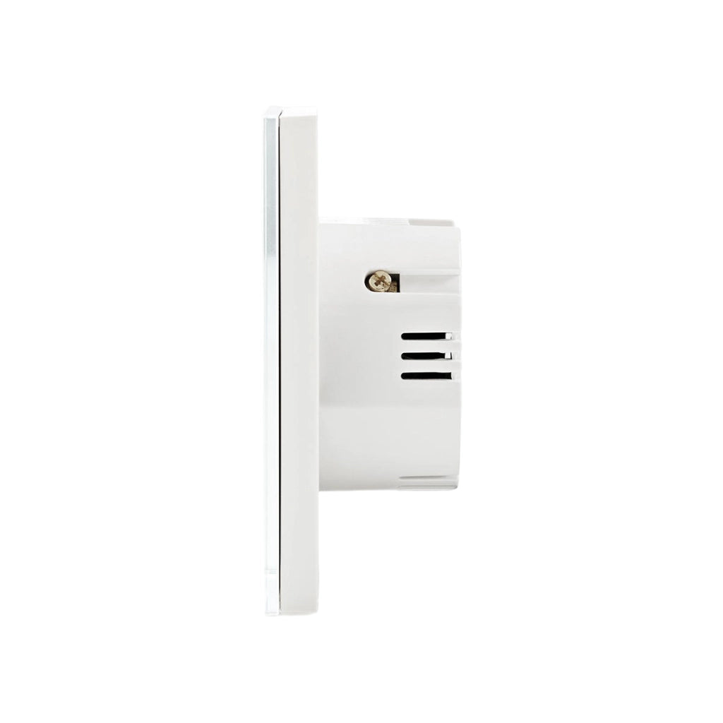 Interruttore Murale Connesso Wi-Fi 2.4GHz 300W per Illuminazione Semplice Bianco Nedis