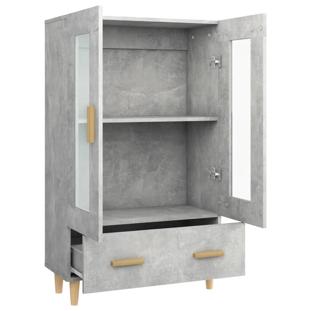 Buffet credenza cassettiera armadio mobile contenitore organizer cucina soggiorno salotto alto 70 x 31 x 115 cm legno ingegnerizzato grigio 02_0034713