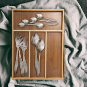 Set di Cucina in Bambù 4 Cesti - Alta Qualità - Facile da Pulire - Aspetto Naturale set di cucina 47 profondo