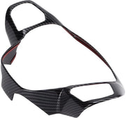 Sedile guida in fibra di carbonio stile - Rivestimento del volante - Sostituzione per Focus 2019-2021 - ABS - Comfortevole - Interno di lusso - Copertura del volante