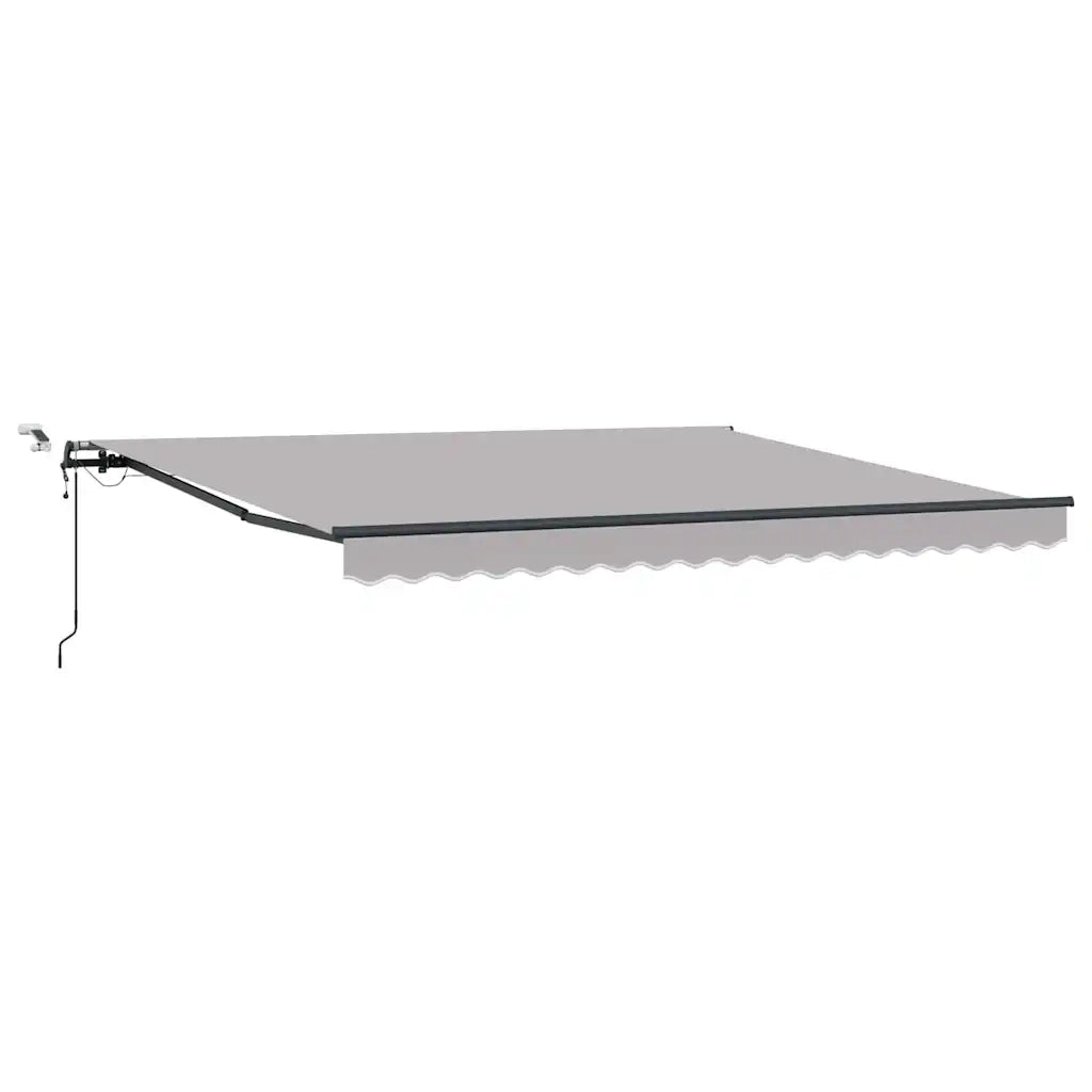 Tessuto per Tenda con Grigio chiaro 400 × 350 cm Poliestere 3330806