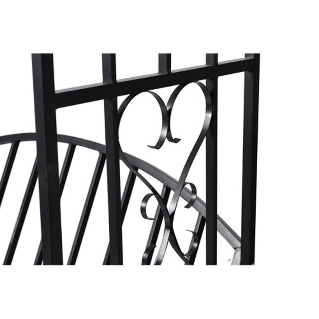 Gazebo da giardino arco di rose con panca per gazebo in metallo 2202005