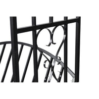 Gazebo da giardino arco di rose con panca per gazebo in metallo 2202005