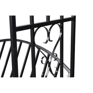 Gazebo da giardino arco di rose con panca per gazebo in metallo 2202005