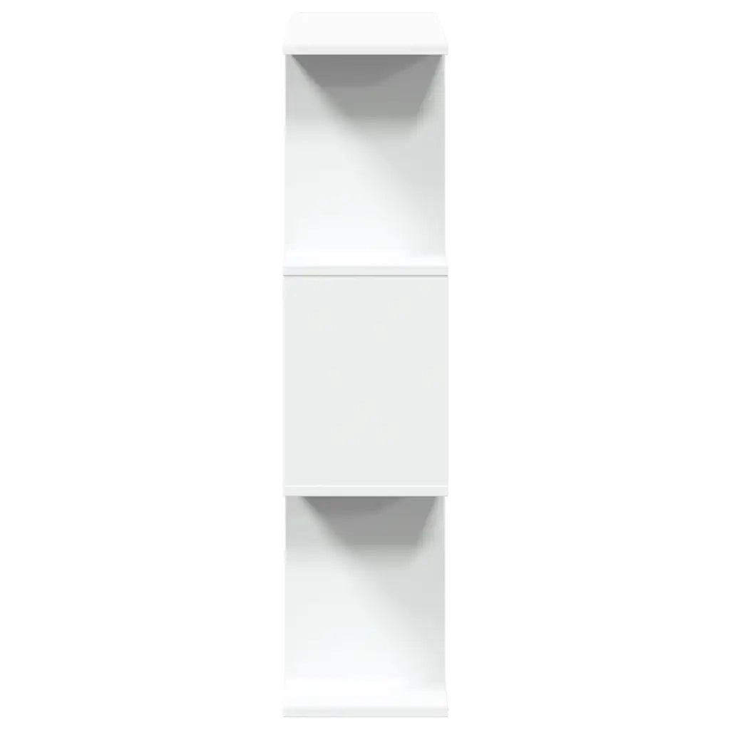 Libreria divisoria a 3 ripiani bianca 70x24x97 cm in legno ingegnerizzato 858111