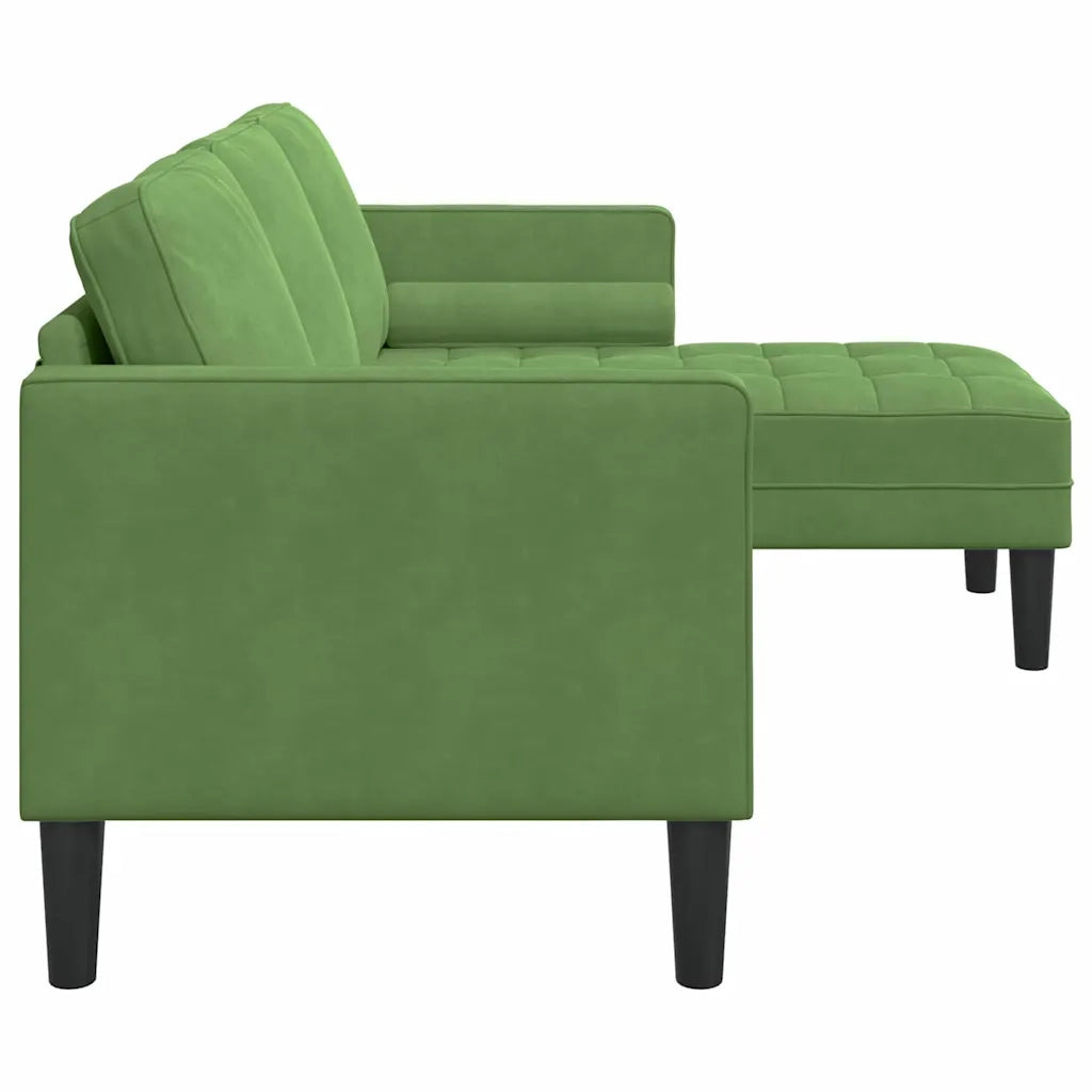 Set di divani con cuscino Verde chiaro Poliestere 42001928