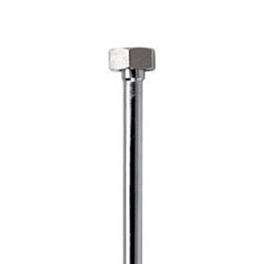Tubo liscio in rame cromato d. 10 mm