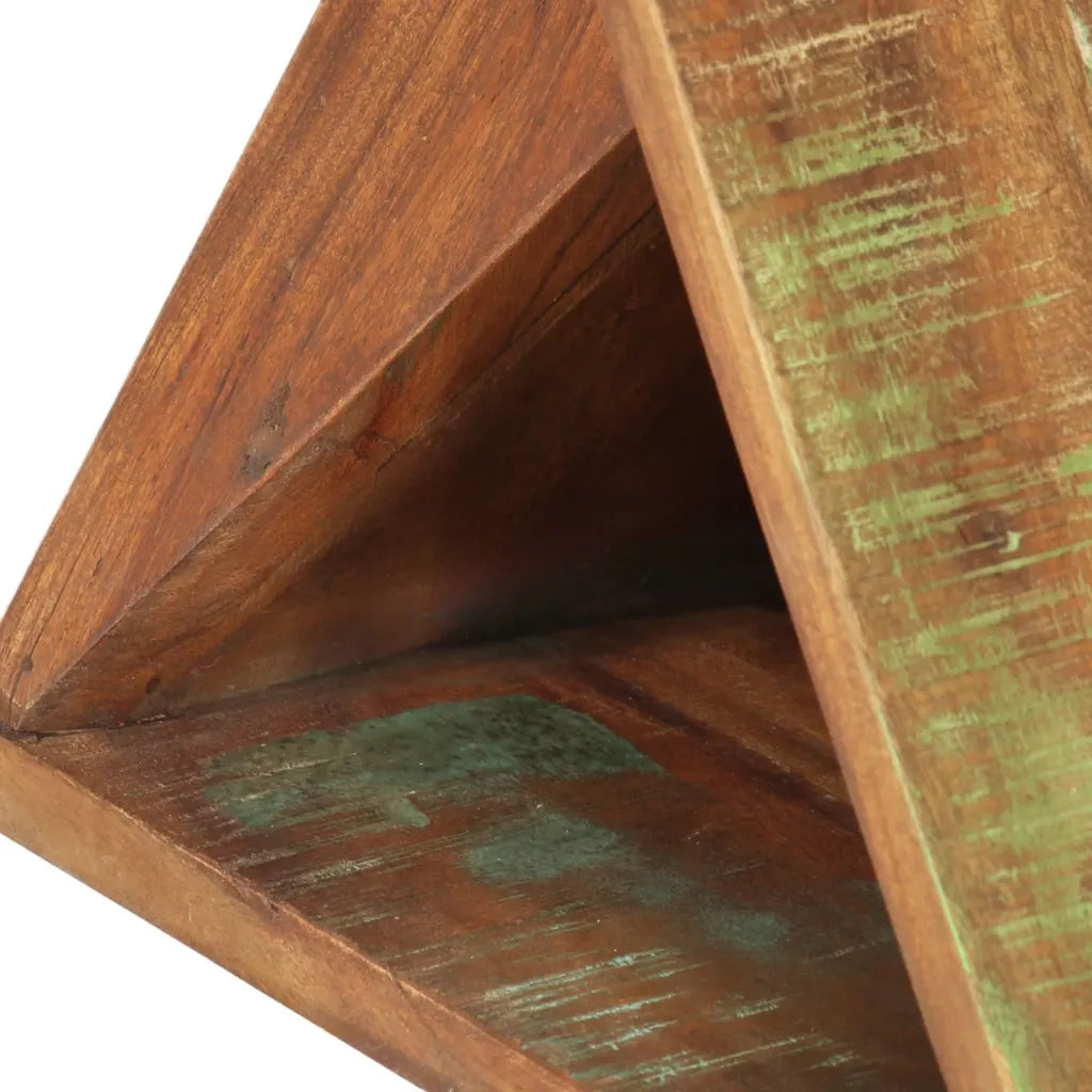 Tavolino 35x35x55 cm in Legno Massello di Recupero 337995