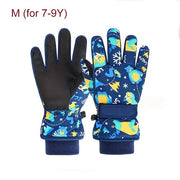 Manopole per sci e snowboard per bambini, impermeabili e calde, guanti invernali, adatti per touchscreen, taglia M