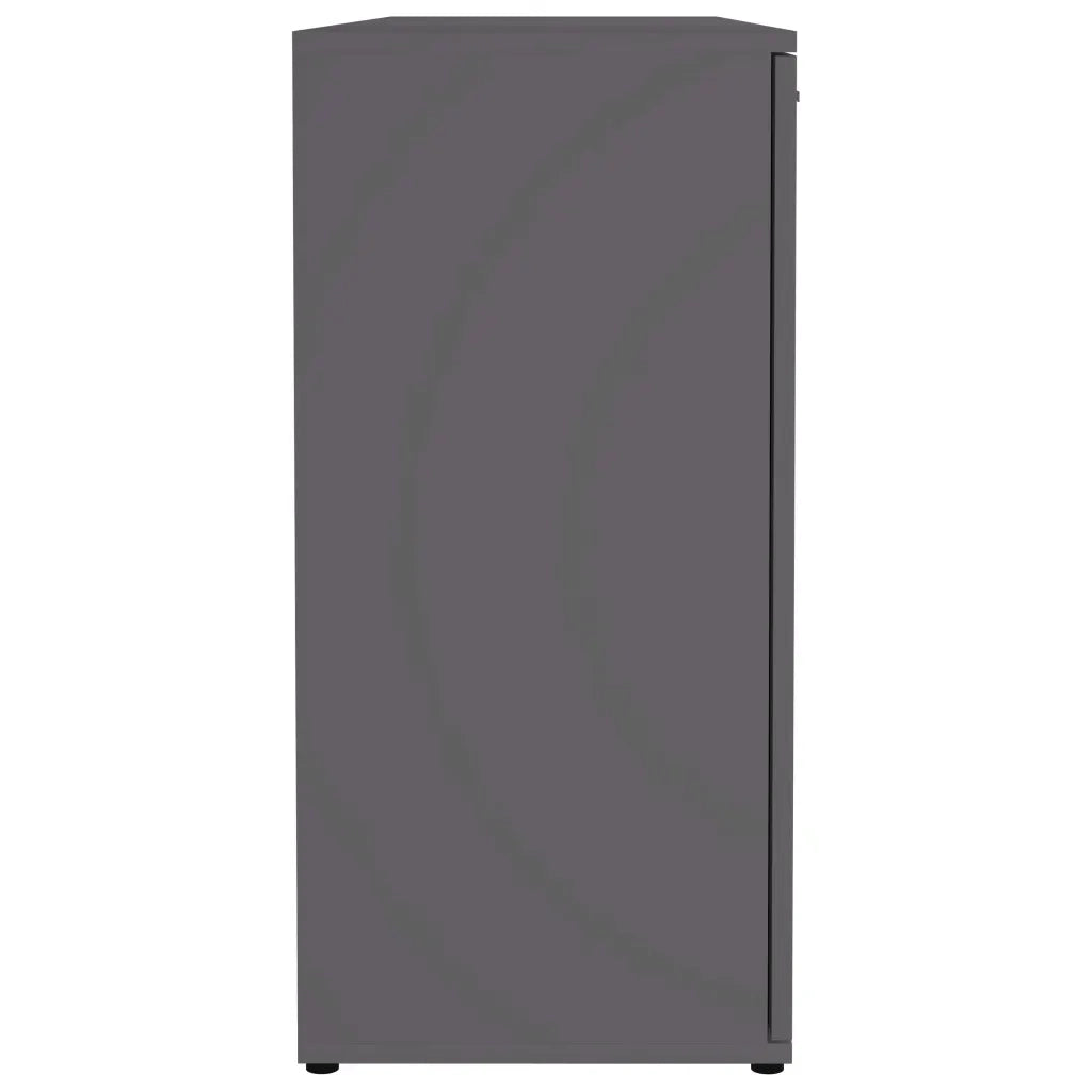 Credenza Grigia 120x35,5x75 cm in Truciolato cod mxl 14843
