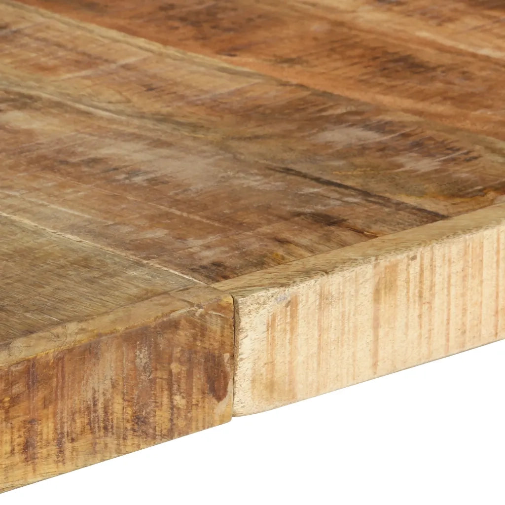 Tavolo da Pranzo 140x140x75 cm in Legno di Mango Grezzo 321572