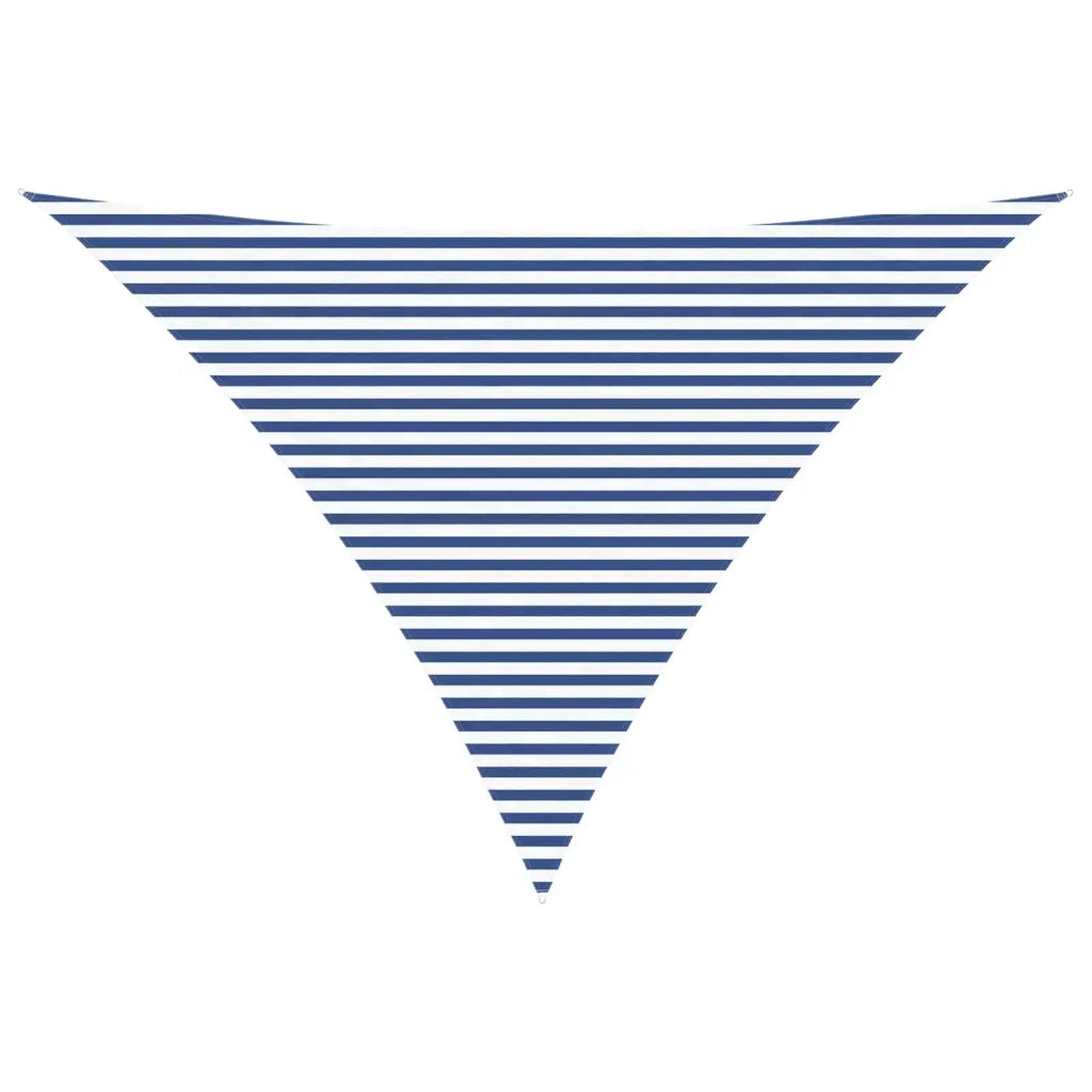 Telo Ombra da Esterno Blu e Bianco 5 x 5 x 6 m 42031192