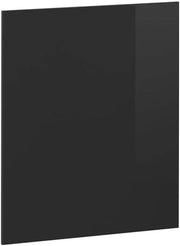 Frontale cucina R-Line, Nero lucido, 59.6 x 71.3 cm frontale del mobile per mobile forno a mezza altezza, adatto per armadi da cucina R-Line per un montaggio semplice