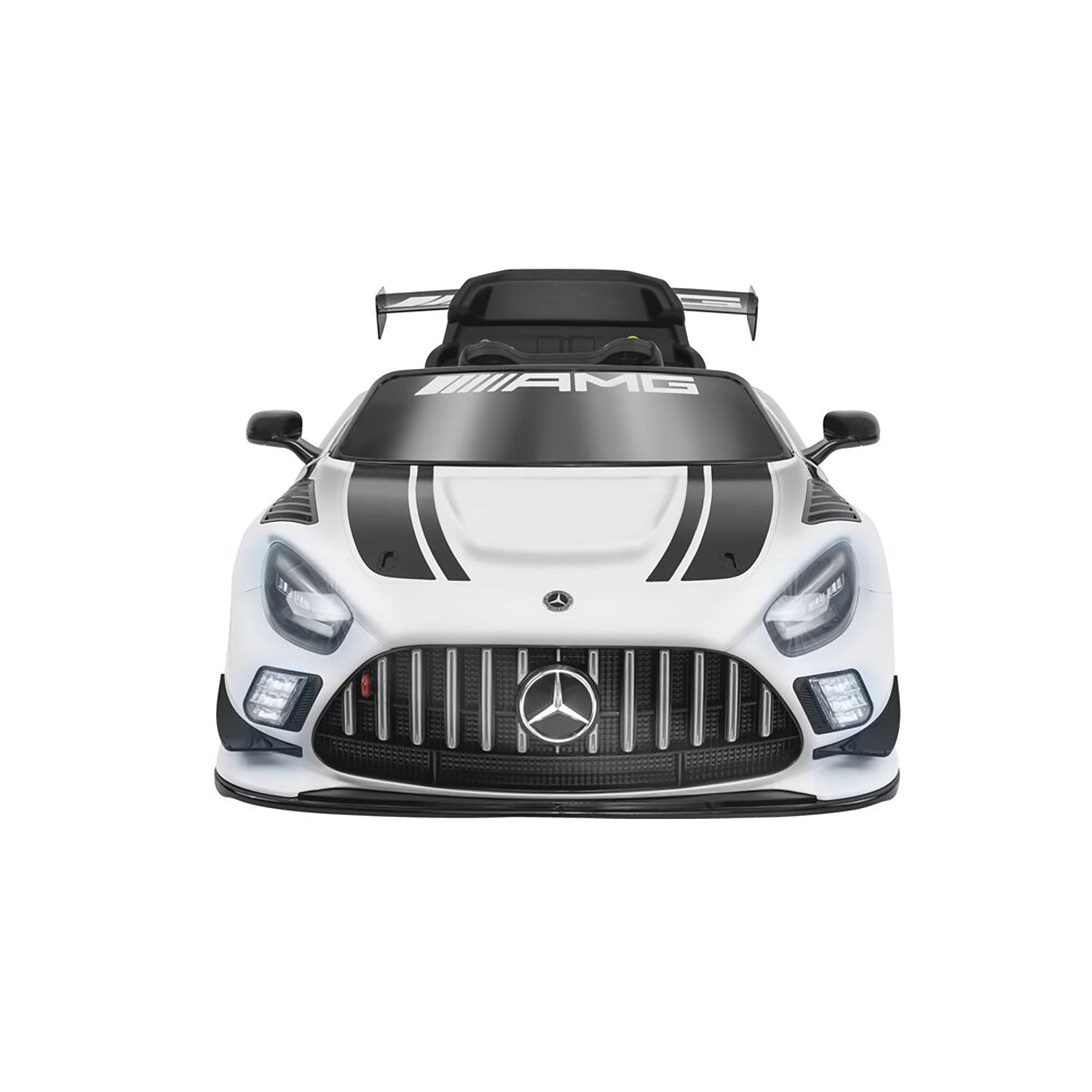Macchina Elettrica per Bambini Licenza Ufficiale Mercedes Benz GT3 Telecomandata 12V 4,5Ah Bianco