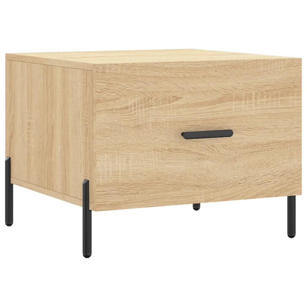 2 pz Tavolini salotto | Tavolino da caff¨¨ | Tavolino da Soggiorno Rovere Sonoma 50x50x40cm Legno Multistrato