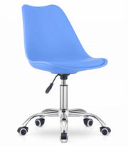 Valora VIRO SEDIA GIREVOLE Ergonomica Blu per Ufficio Domestico