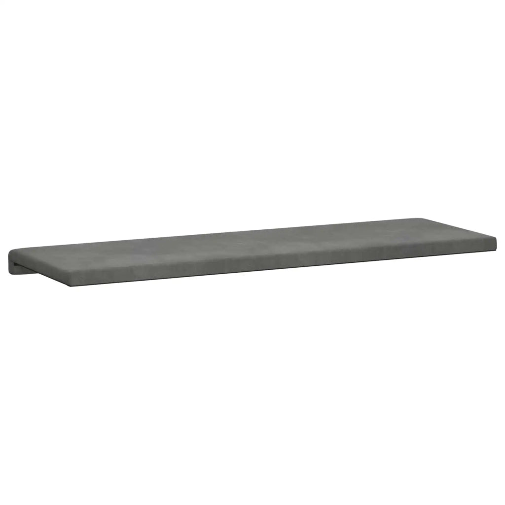 Cuscino per panchina Velluto (V) Grigio Scuro Profondità 35 cm 42043330