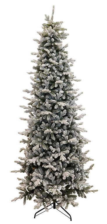 Albero di Natale Artificiale Innevato 180 cm 52 Rami Pino Silvestre Verde