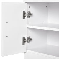 Mobile Ingresso con Scarpiera e Appendiabiti in Legno Bianco Opaco 100x32x187 cm