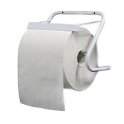 Trade Shop - Portarotolo Industriale A Muro Porta Rotolone Strappacarta Asciugamani Da Parete -