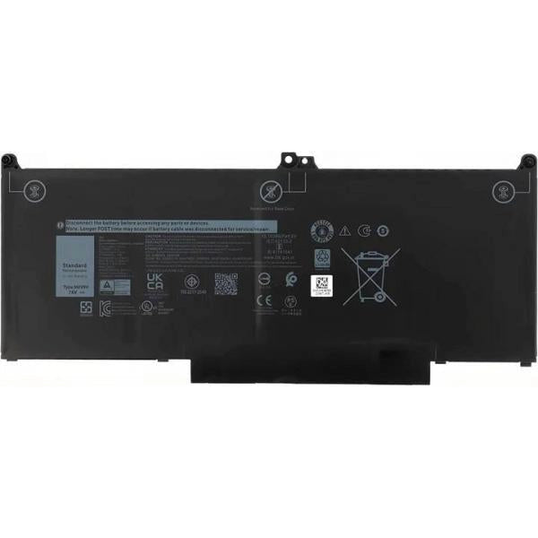 CoreParts MBXDE-BA0205 ricambio per laptop Batteria (Laptop Battery for Dell - 54.72Wh Li-Pol 7.6V 7200mAh - Black 55Wh Li-Pol 7.6V 7200mAh Black for DELL Notebook, Laptop Latitude 13 - Warranty: 12M)