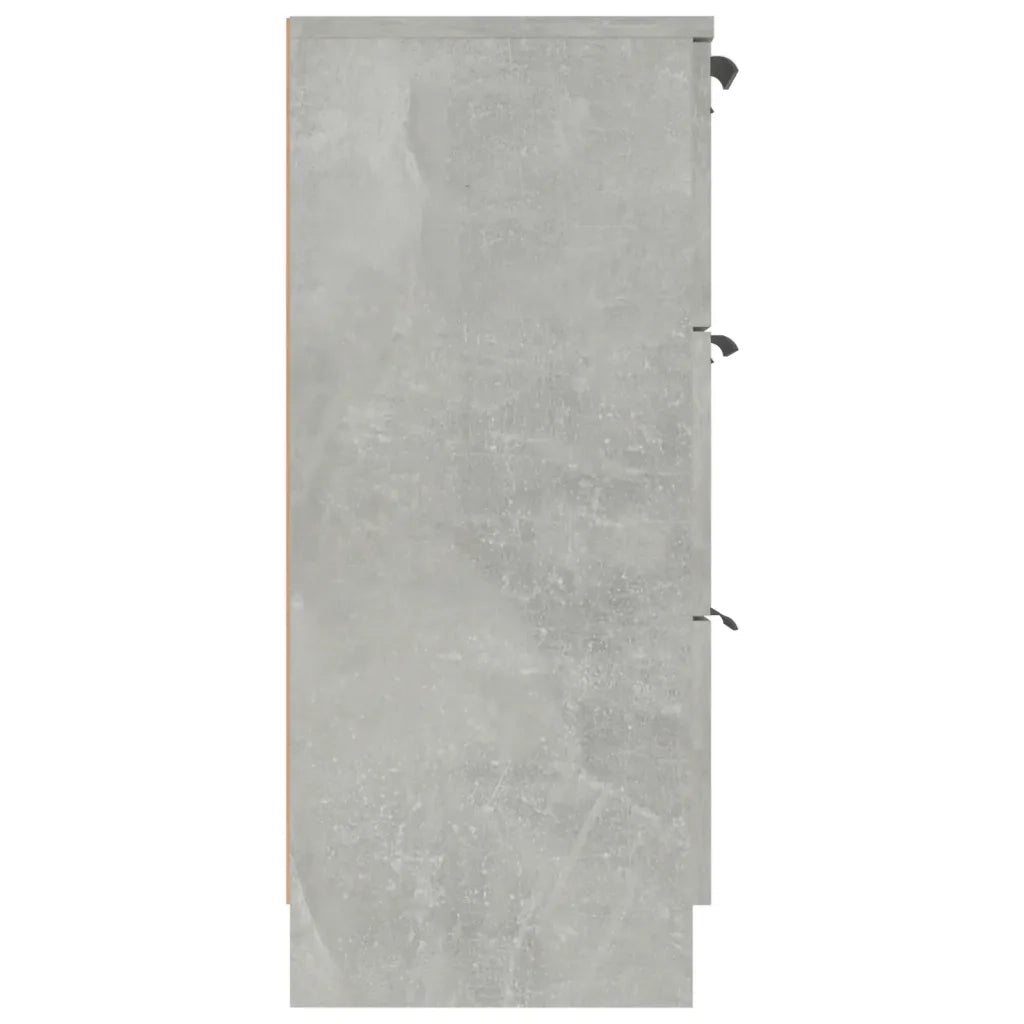 Credenza | Madia | Buffet da pranzo | Armadio da pranzo Grigio Cemento 60x30x70 cm in Legno Multistrato