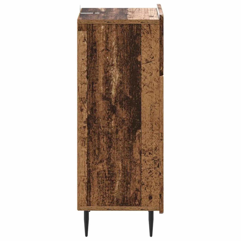 Mobiletto da Bagno ZWOLLE Legno antico 30 x 31 x 79,5 cm 896393