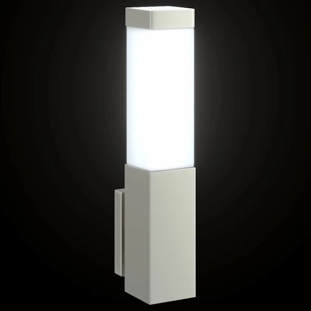 Lampada da Parete Esterna Argento 10.5 x 6 x 33 cm CFW2811560