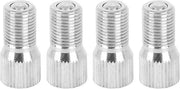 Adattatore di allungamento per ventilatori 4 pezzi, 19 mm, cromato per auto.
