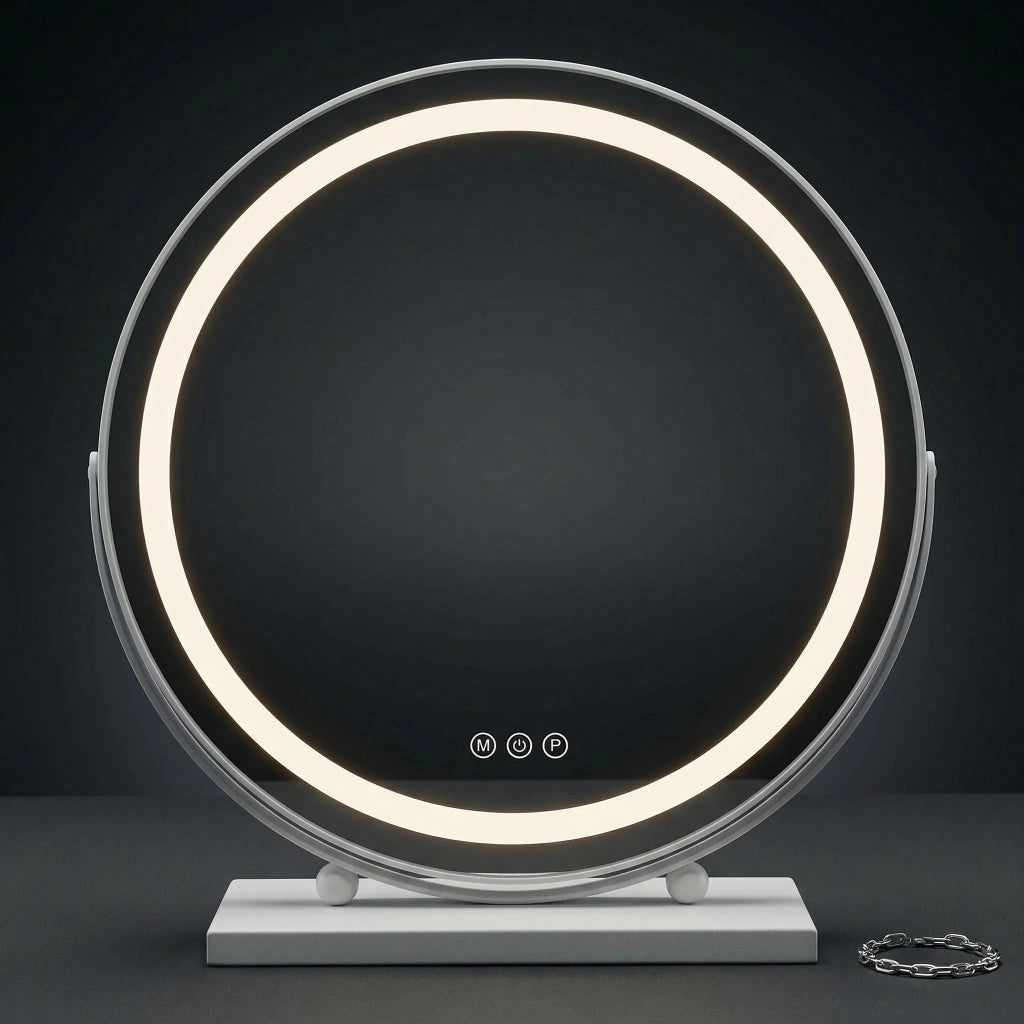Specchio Led Make-up White 50 Cm