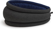 Cuscino per viaggio - Cuscino per ufficio - Cuscino per dormire - Cuscino per sonno rilassante - Accessori di viaggio per uomo e donna (Azzurro Lunare)