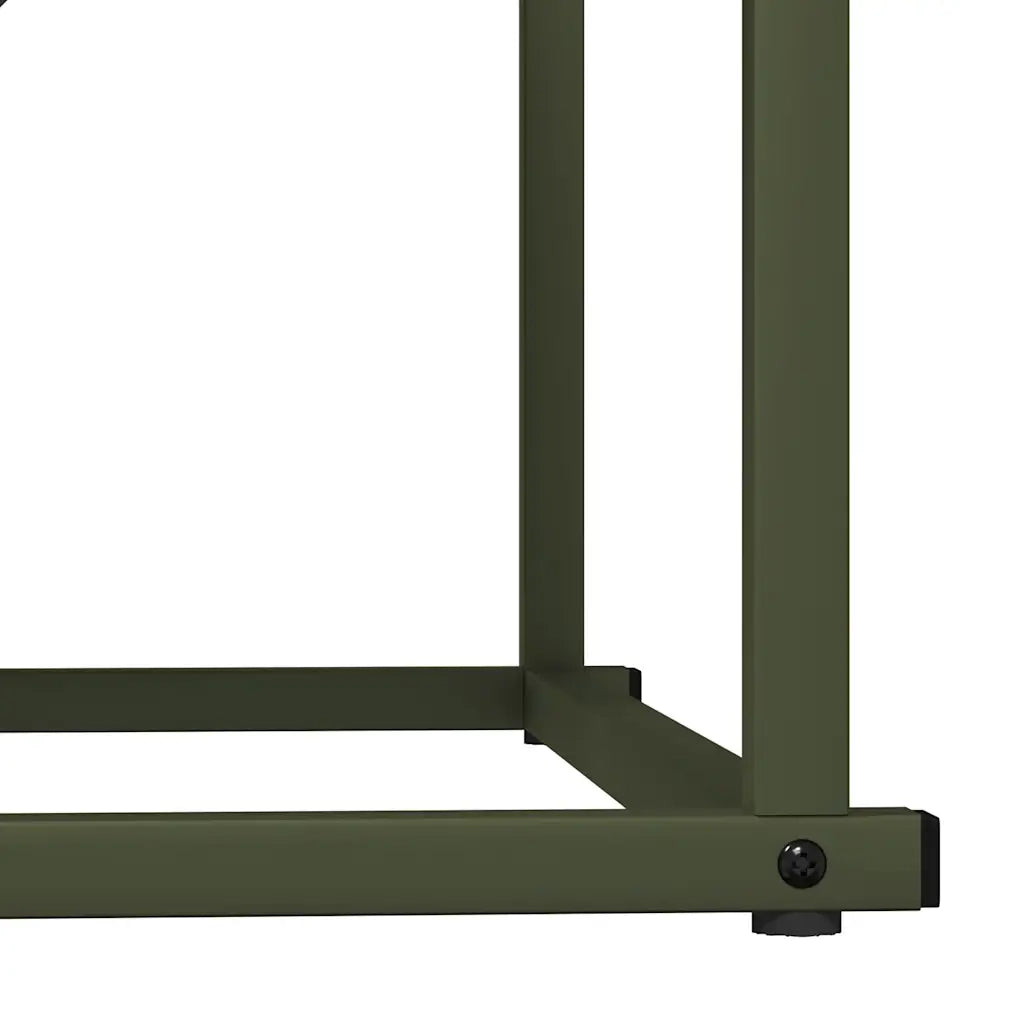 Rastrelliera per Legna da Ardere Verde Oliva 70x43x34,5 cm 864176
