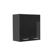 Vicco Pensile da cucina Nero lucido 60 cm