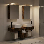 Set di Armadi da Bagno 5 pcs Rovere Fumo 50 x 14,5 x 70 cm 3406315