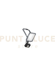 PROIETTORE LED  ESUS SILVER 10W 1000LM CCT 3000K / 4000K / 6500KIP65 111X20,3X5,3CM CON SENSORE DI MOVIMENTO REGOLABILE