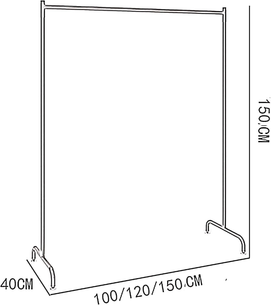 Appendiabiti Appendiabiti, Appendiabiti, Appendiabiti Singolo Indipendente, Organizer per Vestiti Storashels per Studio/Negozio di abbigliamento/100 cm
