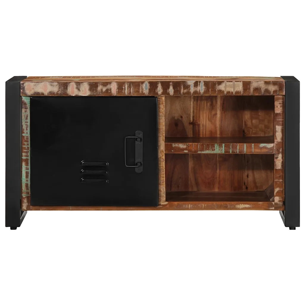 vidaXL Mobile Porta TV 80x30x40 cm in Legno Massello di Recupero