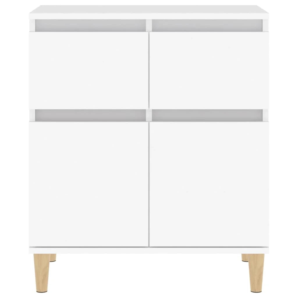Buffet credenza cassettiera mobiletto mobile contenitore organizer per cucina soggiorno salotto 60 x 35 x 70 cm legno ingegnerizzato bianco 02_0030355