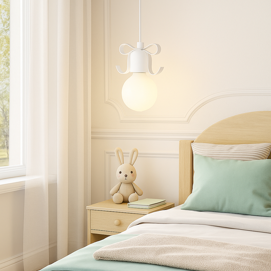 Lampada Da Soffitto Pensile Singola Narni Bianco