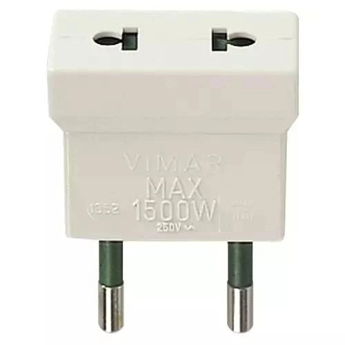 ADATTATORE S10 - USA+EU BIANCO