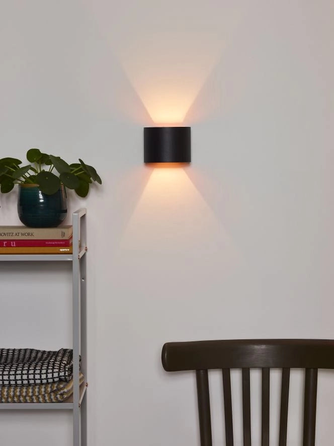 Lucide XIO applique in alluminio nera oro G9 LED 4W 2700K